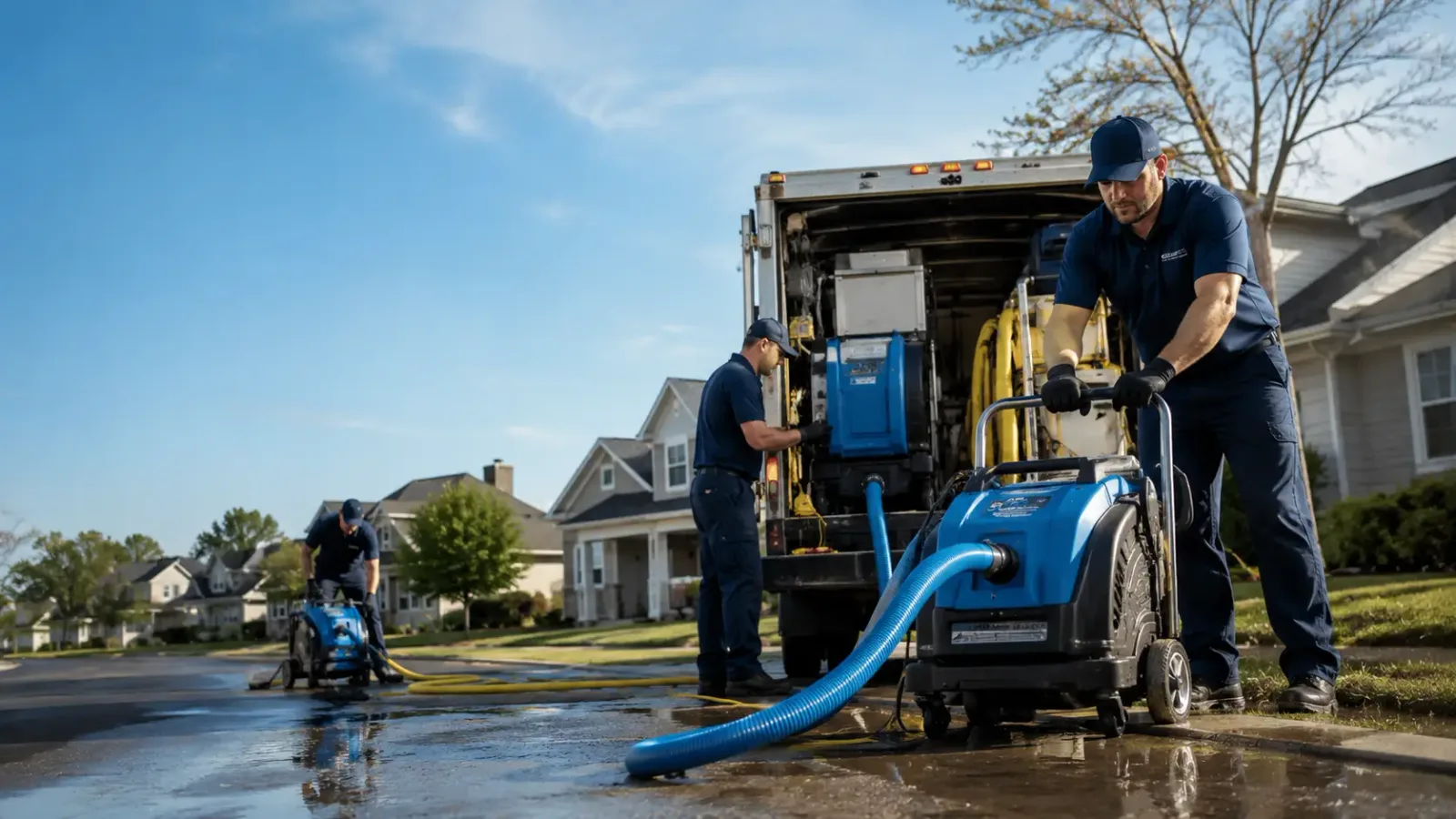 Flood Damage Cleanup in La Coste, TX